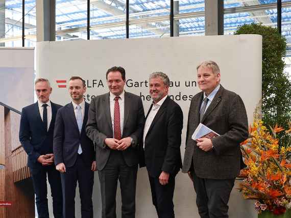 v.l.n.r. Gerd Koch, Severin Gruber, Norbert Totschnig, Reinhold Sahl, Christoph Freiler