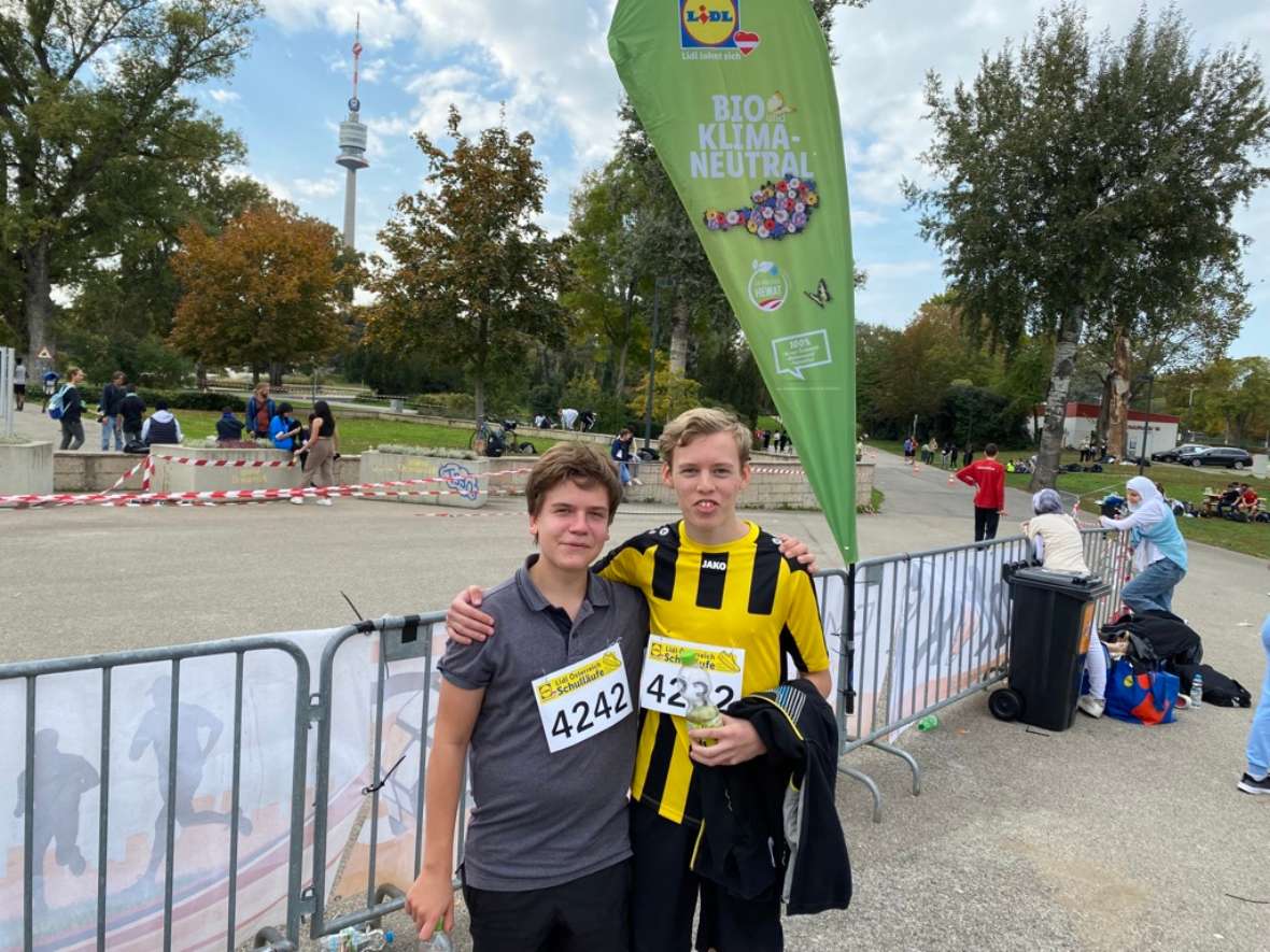 Schüler des ersten Jahrganges beim Lidl Schullauf 2022