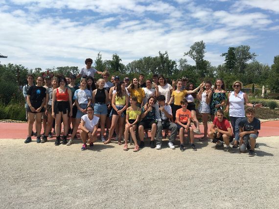 Gruppenfoto der unteren Jahrgänge
