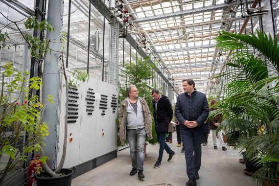 Bundesminister Totschnig im Glashaus
