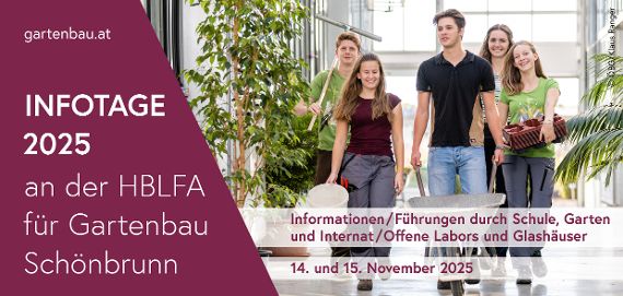 Infotage 2025 HBLFA für Gartenbau Schönbrunn